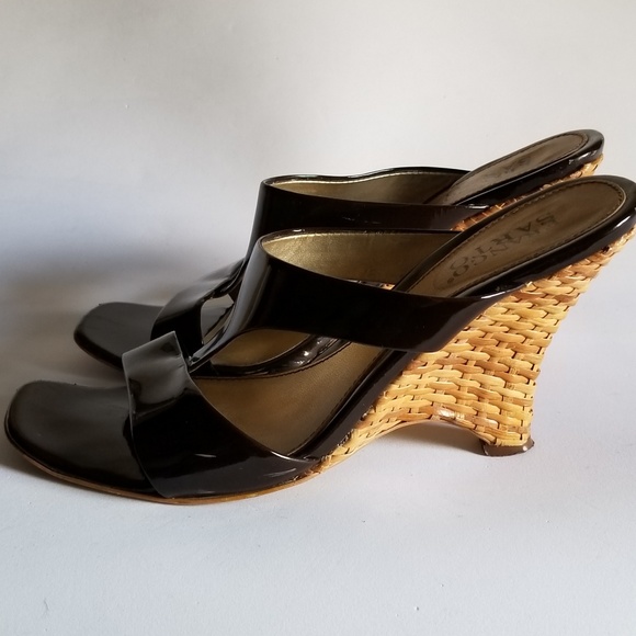 franco sarto yellow wedge